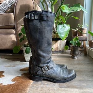 Frye Veronica Tall Distressed Slouch Boot size 9B